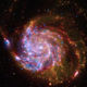Illustration for article titled A Galaxy Shines In Every Wavelength